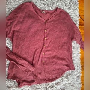 Mudd Pink Button Down Shirt